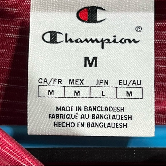 Champion Men's Heathered Red Short Sleeve Tee medium - Picture 4 of 8